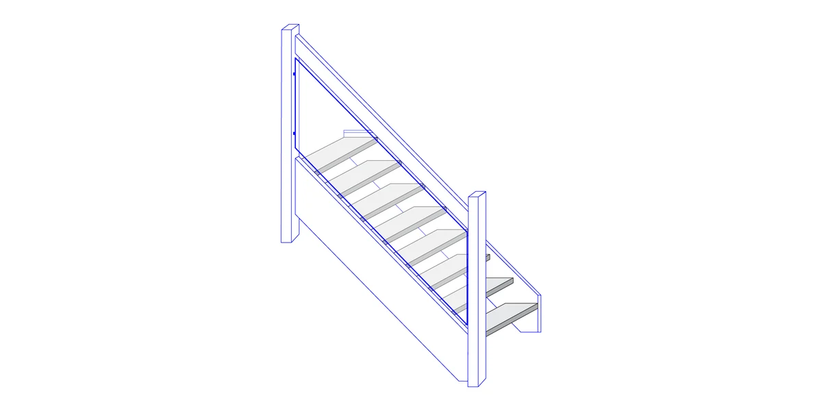 Glasgeländer